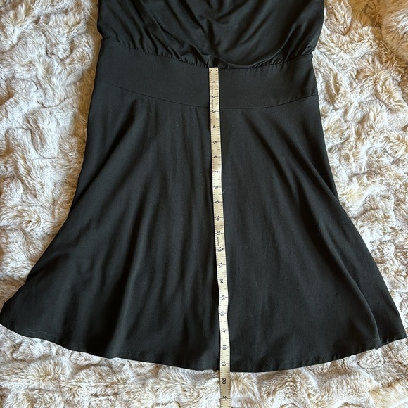 White House Black Market Dress Blouson Cocktail Embellished Strapless XS - Picture 10 of 10